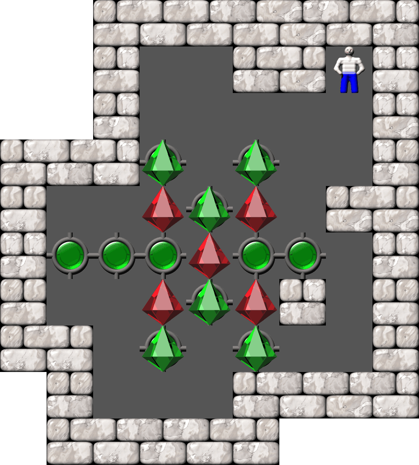 Сокобан Bugs collection 3 уровень 47